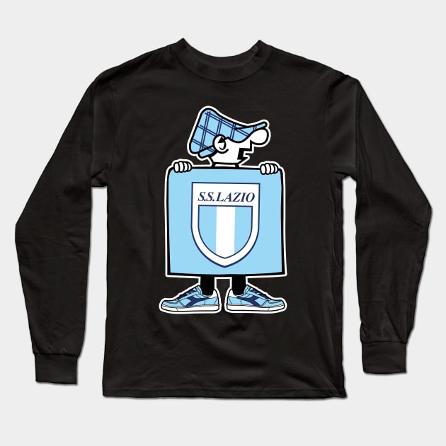 forza lazio Long Sleeve T-Shirt by lounesartdessin